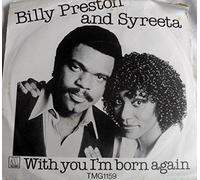 BILLY PRESTON AND SYREETA - WITH YOU I'M BORN AGAIN 7 INCH (7" VINYL 45) UK MOTOWN 1979