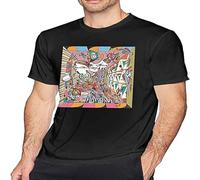 Billy Strings Home Men's Cotton Fashion Pattern Breathable Short-Sleeved T-Shirt Black M