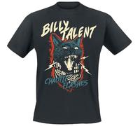 Billy Talent Chaotic Flashes Hombre Camiseta Negro 100% algodón Regular