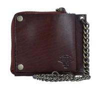 Billy the Kid Billetera con cadena Nasty Cowboys Piel 12,5 cm marrón