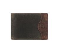 Billy the Kid Hunter Cartera Bloqueo RFID Piel natural 12 cm marrón