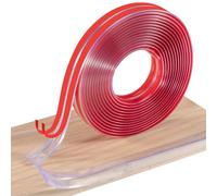 BillyBath Protectores para Bordes Bebe, 4 Metros Transparente Protector Esquinas Muebles Bebe, Pre-Adhesión PVC Esquineras Protectoras para Mesas y Muebles, Fuerte Protector Borde Mesa