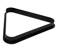 BILMAG Billar Triángulo Triángulo Básico 57,2 mm Piscina Negro PVC Billar Accesorios
