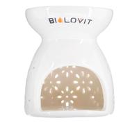 Bilovit Chimenea Aromática de Cerámica para Aceites Esenciales - Blanco