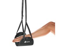 BILSYS Reposapiés para avión, hamaca mejorada antiapretar para viajes en avión. Relaja tus pies con un mejor apoyo, espuma gruesa, diseño portátil y correa de pie más cómoda