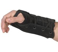 Bilt-Rite Mastex Health Lace-Up Left Hand Wrist Support, Black, Small