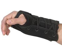 Bilt-Rite Mastex Health Soporte de muñeca Lace-Up Left Hand Wrist, Black, Medium