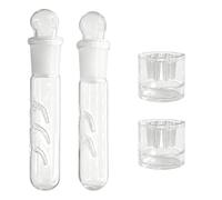 Biluer - Trampa para caracoles para acuario, 4 unidades, incluye un atrapador con dos agujeros, un atrapador con tres agujeros y uno y dos con ocho agujeros