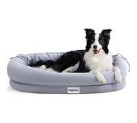 bilypaws Cama ortopédica para perros grandes, sofá cama para mascotas resistente a los masticables con espuma de caja de huevos, cojín de 4 lados, funda extraíble lavable y parte inferior