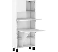BIM Furniture Hommi - Estantería plegable para ordenador (blanco mate)