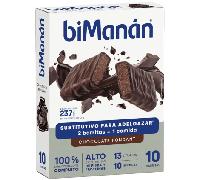 biManán Barritas Chocolate Fondant 10 uds