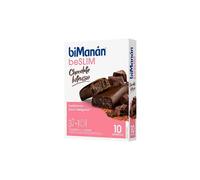 BIMANÁN BARRITAS BESLIM CHOCOLATE INTENSO 10 UNIDADES