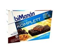 Bimanan Barritas Chocolate Komplett 8 U - Sustituye Una Comida y Ayuda A Recuperar La Figura