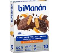 Barritas Saciantes Con Chocolate Negro Y Naranja