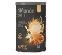 biManán - beFIT Batido Sabor Vainilla y Toffee, Bebida de Proteína para Tonificar tu Masa Muscular en Polvo, con Guaraná, Fibra, Ácido Fólico, Vitaminas y Minerales - 11 Batidos, 330 g