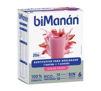 BIMANAN BESLIM BATIDO FRESA 6 SOBRES