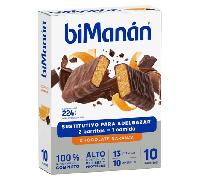 BiManán BeSlim Barritas Chocolate-Naranja 10 Uds