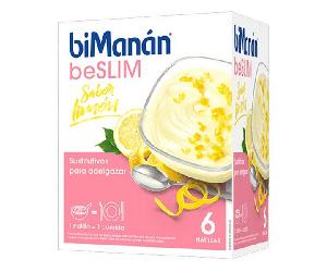 BiManán BeSlim Natillas Sabor Limón 6 Sobres