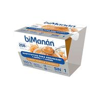 biManán - Copa de Vainilla Caramelo, Crema Sustitutiva de Comidas para Adelgazar, Baja en Calorías, Ayudan a Perder y Controlar el Peso, con Proteínas, Vitaminas y Minerales, Sin Gluten - 210 g