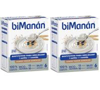 biManán - Crema de Yogur con Cereales, Crema Sustitutiva de Comidas para Adelgazar, Bajas en Calorías, Ayudan a Perder y Controlar el Peso, con Proteínas, Vitaminas y Minerales - 6 x 52 g: 310 g