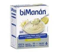 Bimanán BeSlim Natillas De Limón 50g 6 Sobres Limón