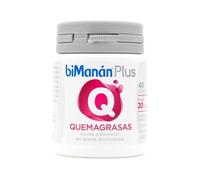 Bimanán Plus Q 40 Cápsulas - Ayuda a Reducir Grasas Acumuladas y a Controlar el Peso, Diurético