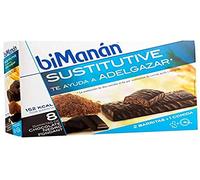 biManán® Sustitutive sabor chocolate fondant 8 barritas