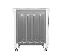 Bimar HC511 Convector Mica de bajo consumo, cocina eléctrica con 2 potencias de calefacción, termostato ajustable, silencioso y transportable