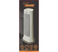 Bimar, HP120, Termoventilador Cerámico con Wi-Fi y App, Electrónico, Silencioso, Bajos Consumos, Potente, 6 Funciones de Temperatura, Calefactor Electrónico Eco