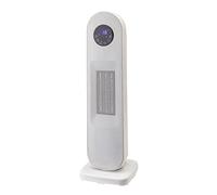 bimar HP126 - Calefactor de cerámica con forma de columna y control de voz, compatible con Alexa y Google Assistant, estufa eléctrica, bajo consumo, potente con temporizador de 12 h