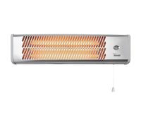 BIMAR HR312 Estufa Infrarroja RADIANT HEATER Halógena Plata Y Blanca 1500W