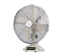 Bimar VTM33 - Ventilador (Ventilador con aspas para el hogar, Beige, Cromo, Mesa, 90°, Botones, 2100 m³/h)