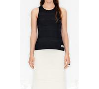 Bimba y Lola Black Fitted Knit Top Talla: XS | Camisetas de Tirantes Outlet | Mujer | Negro