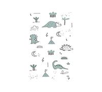 Bimbi Muselina Bambú 120X120 564 Dinos 382 01 - Paños de muselina, unisex