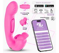 Bimby Vibrador con Mordisqueo y Lengua Doble Tapping con APP de Intoyou App Series