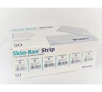 Bimedica® Tiras de sutura cutánea estériles (6.4 x 102 mm, 50 sobres de 10UI, Hipoalergénico, Estéril)