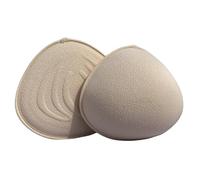 BIMEI Un par de mastectomía de espuma de látex forma prótesis mamaria ligera, Triángulo, L