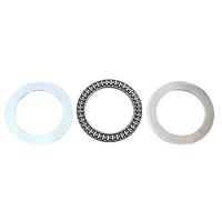 Bimetal Seal Shield Micro rodamiento rígido de bolas 1 Uds AXK0619-2AS 6X19X4mm rodamiento de agujas de empuje plano(AXK2035-2AS 20X35X4)