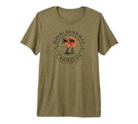 Bimini Beach Bahamas Vacation Caribbean Tropical Summer Camiseta Premium