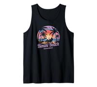 Bimini Beach Bahamas Vacation Caribbean Tropical Summer Camiseta sin Mangas
