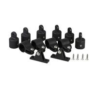 Bimini Top Hardware Set | Kit de accesorios para toldo de - 12 deslizantes de nailon de alta resistencia y deslizadores de mandíbula, accesorios superiores Bimini marino para parasol de