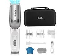 Bimirth Cortapelos Para Niños, Cortadora De Cabello Al Vacío Bebés, Recargable Por USB, Resistente Al Agua, Silenciosa y Sin Cable, Con 3 Peines De Guía (Con Bolsa De Almacenamiento)