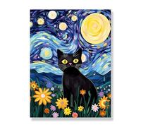 Bimkole 5D Diamond Painting Kit Bricolaje Arte Gatito, Animal Pintura De Arte Pintura Diamantes Kits Estampados De Punto De Cruz Diamantes de Imitación Decoración de Pared 30x40 cm
