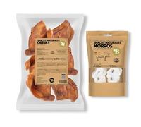 BIMORDISCOS Pack Ahorro de Cerdo para Perros - 2 Unidades - Snacks para Perros - Premios Naturales de Cerdo para Todas Las Edades y Tamaños