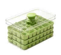 Bin 3Tier PressType Cube Mold Maker 96Grid Lid Beverage Kitchen Apartment Dormitory Camping Party Coffee Cocktails Storage Dispenser
