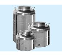 BIN BARRIL DE CONTENEDORES DE ACERO INOXIDABLE PARA ACEITE "OLIVARI" LT. 15.