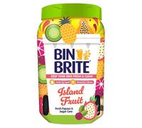 Bin Brite Neutralizador de olores | Mantiene tus contenedores frescos y limpios, absorbe líquidos, elimina olores (fruta de la isla, 500 g)