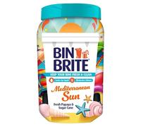 Bin Brite Neutralizador de olores | Mantiene tus contenedores frescos y limpios, absorbe líquidos, elimina los olores (sol mediterráneo, 500 g)