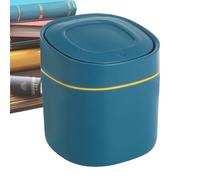 Bin de basura genérica para escritorio - Pequeño cubo de basura Can Desktop Bin, Space-Saving Cosmetics Organizer, Household Storage Case Versatile for Bathroom, Bedroom, Study Room