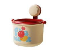 Bin De Desecho Compacta Con Tazas Succión Basura Puede Lavar La Canasta Toalla Lavado Para Baño Escritorio Y Cocina